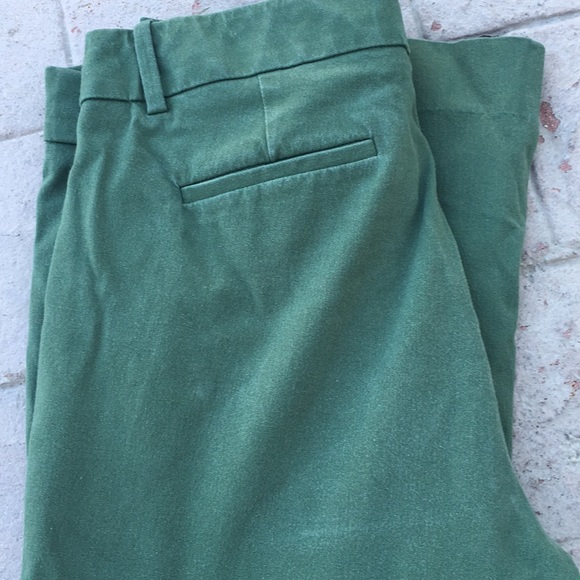 Olive green crop J Crew pants - Picture 3 of 3